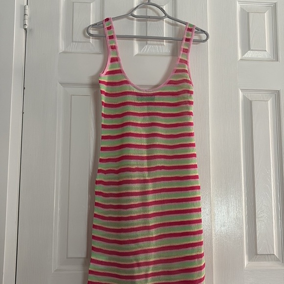 White fox Thinking 'Bout You Lately Mini Dress
Watermelon Stripe - Picture 5 of 7